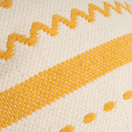 Cuscino quadrato cotone Leito 45x45 - federa + imbottitura