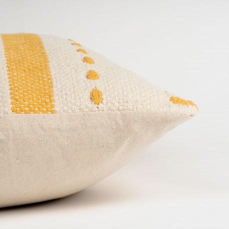 Cuscino quadrato cotone Leito 45x45 - federa + imbottitura