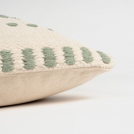 Cuscino quadrato cotone Leito 45x45 - federa + imbottitura