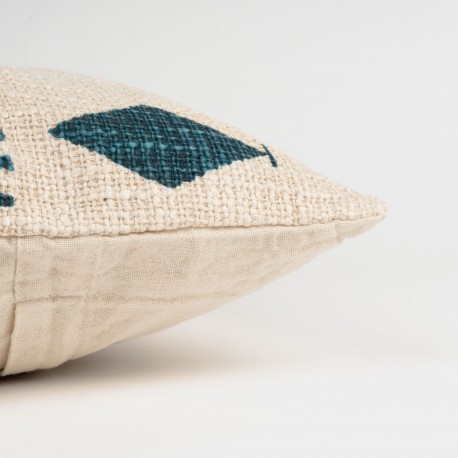 Cuscino quadrato cotone Fauno 45x45 - federa + imbottitura