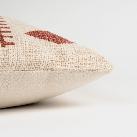 Cuscino quadrato cotone Fauno 45x45 - federa + imbottitura