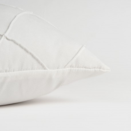 Cuscino rettangolare 30x50 New Rombo scamosciato - federa + imbottitura