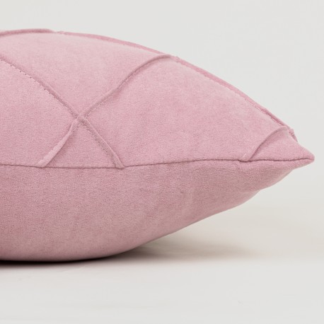 Cuscino quadrato New Rombo scamosciato  50x50 - federa + imbottitura