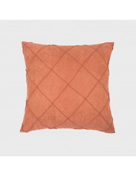 Cuscino quadrato New Rombo scamosciato  50x50 - federa + imbottitura Cuscino quadrato New Rombo scamosciato  50x50 - federa + imbottitura