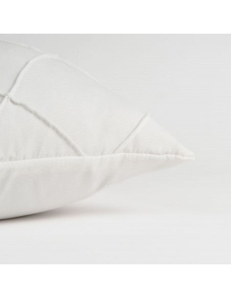 Cuscino quadrato New Rombo scamosciato  50x50 - federa + imbottitura Cuscino quadrato New Rombo scamosciato  50x50 - federa + imbottitura