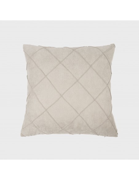 Cuscino quadrato New Rombo scamosciato  50x50 - federa + imbottitura Cuscino quadrato New Rombo scamosciato  50x50 - federa + imbottitura