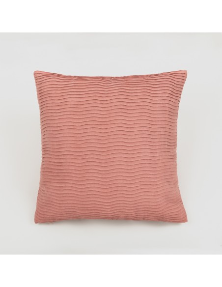 Cuscino quadrato New Ondas scamosciato 50x50 - federa + imbottitura Cuscino quadrato New Ondas scamosciato 50x50 - federa + imbottitura