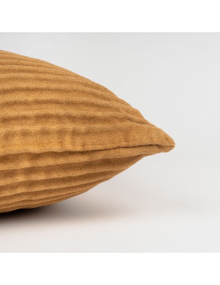 Cuscino quadrato New Ondas scamosciato 50x50 - federa + imbottitura Cuscino quadrato New Ondas scamosciato 50x50 - federa + imbottitura