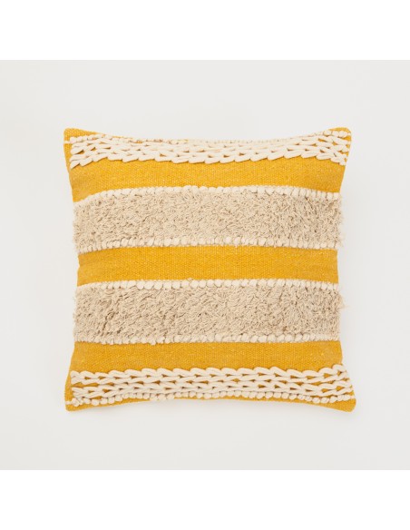 Cuscino quadrato cotone Domus 45x45 - federa + imbottitura Cuscino quadrato cotone Domus 45x45 - federa + imbottitura