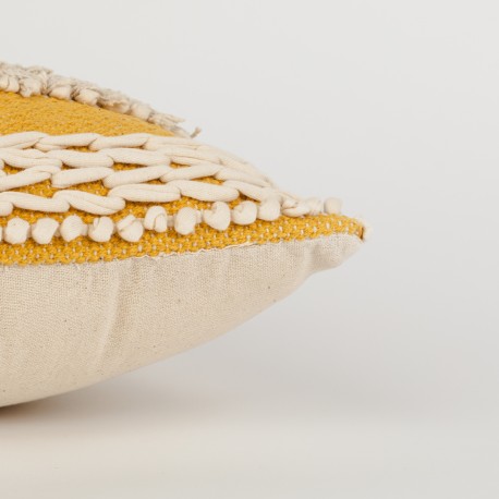 Cuscino quadrato cotone Domus 45x45 - federa + imbottitura