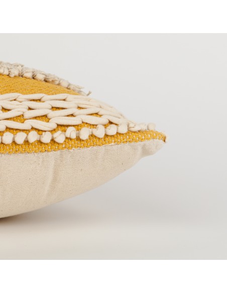 Cuscino quadrato cotone Domus 45x45 - federa + imbottitura Cuscino quadrato cotone Domus 45x45 - federa + imbottitura