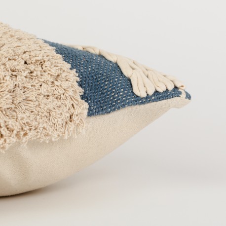 Cuscino quadrato cotone Domus 45x45 - federa + imbottitura