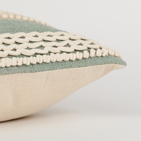 Cuscino quadrato cotone Domus 45x45 - federa + imbottitura