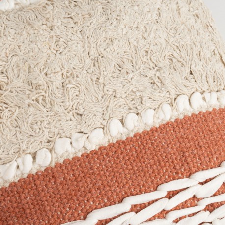 Cuscino quadrato cotone Domus 45x45 - federa + imbottitura