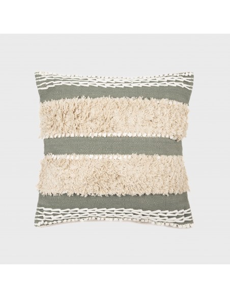 Cuscino quadrato cotone Domus 45x45 - federa + imbottitura Cuscino quadrato cotone Domus 45x45 - federa + imbottitura