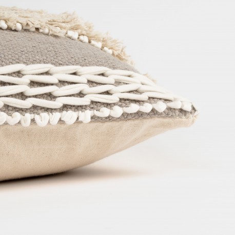 Cuscino quadrato cotone Domus 45x45 - federa + imbottitura