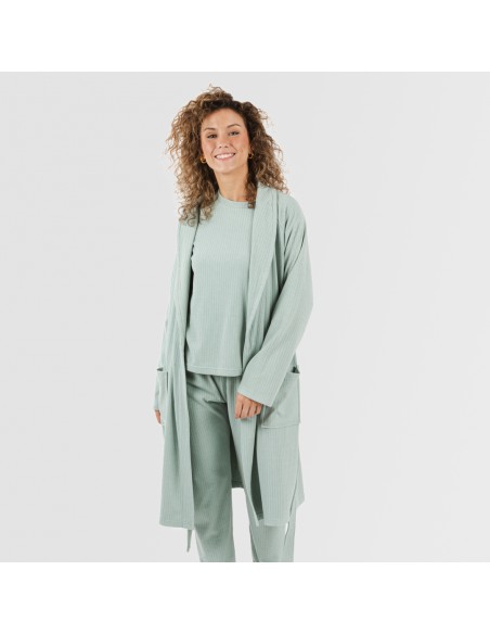 Vestaglia a costine Raya Ancha tinta unita Vestaglia a costine Raya Ancha tinta unita