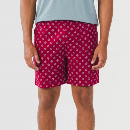 Pigiama corto cotone uomo Benetto blu indaco