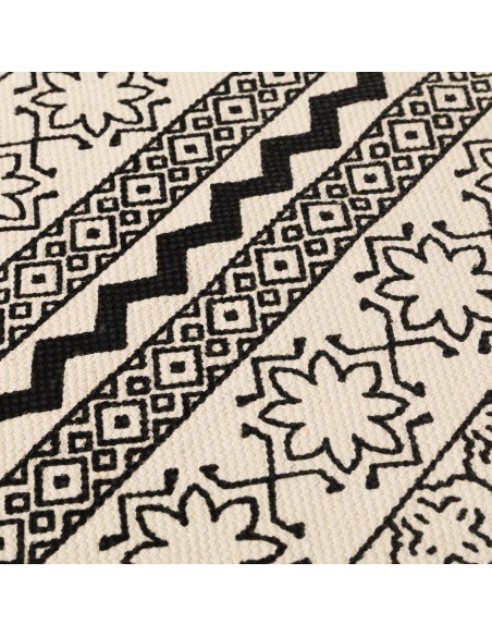 Tappeto cotone Galatea bianco - nero