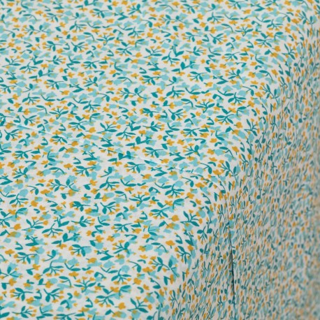 Set di lenzuola percalle Uriva verde tiffany