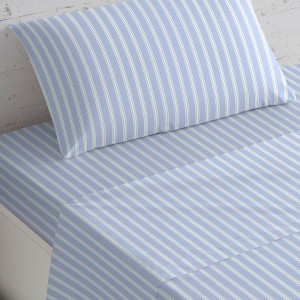 Set di lenzuola percalle Raya Marsella indaco