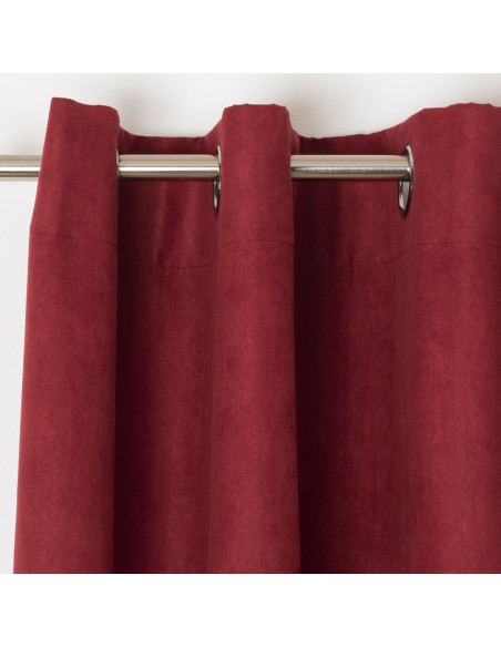 Tenda in pelle scamosciata tinta unita Tenda in pelle scamosciata tinta unita