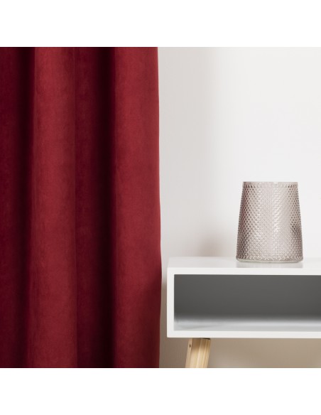 Tenda in pelle scamosciata tinta unita Tenda in pelle scamosciata tinta unita