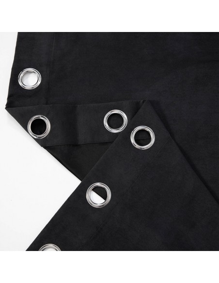 Tenda in pelle scamosciata tinta unita Tenda in pelle scamosciata tinta unita