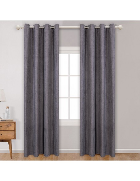 Tenda in pelle scamosciata tinta unita Tenda in pelle scamosciata tinta unita