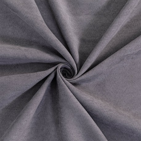 Tenda in pelle scamosciata tinta unita