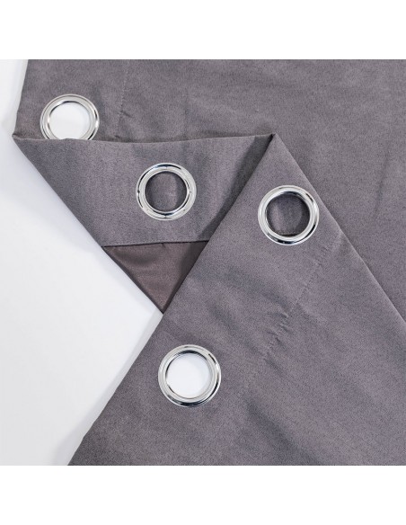 Tenda in pelle scamosciata tinta unita Tenda in pelle scamosciata tinta unita