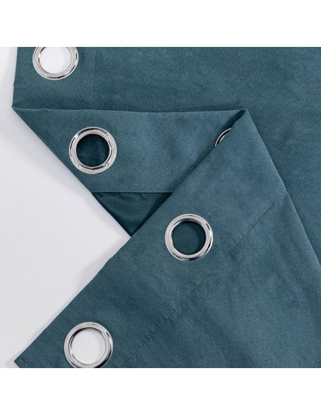 Tenda in pelle scamosciata tinta unita Tenda in pelle scamosciata tinta unita