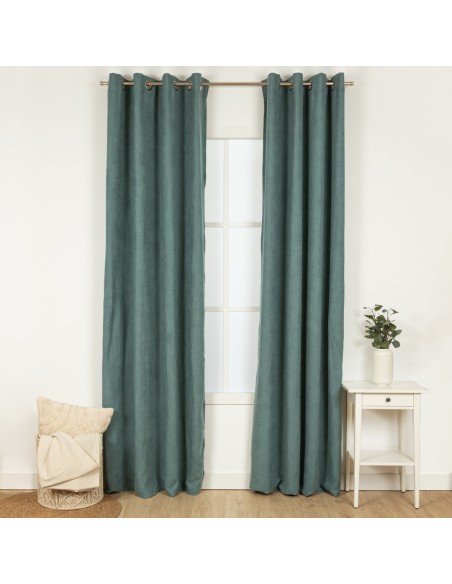 Tenda in pelle scamosciata tinta unita Tenda in pelle scamosciata tinta unita