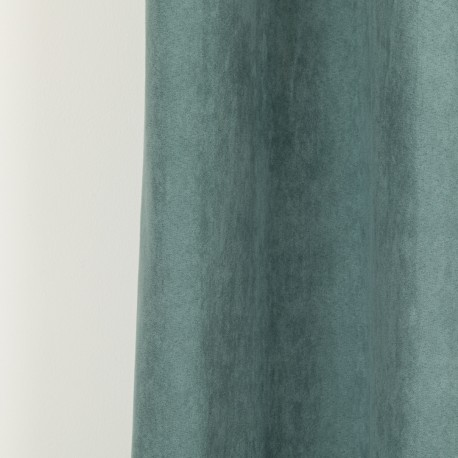 Tenda in pelle scamosciata tinta unita
