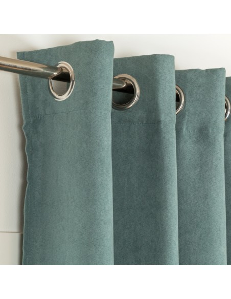 Tenda in pelle scamosciata tinta unita Tenda in pelle scamosciata tinta unita