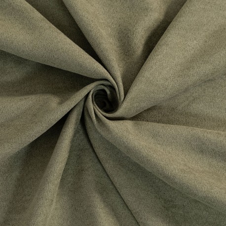 Tenda in pelle scamosciata tinta unita