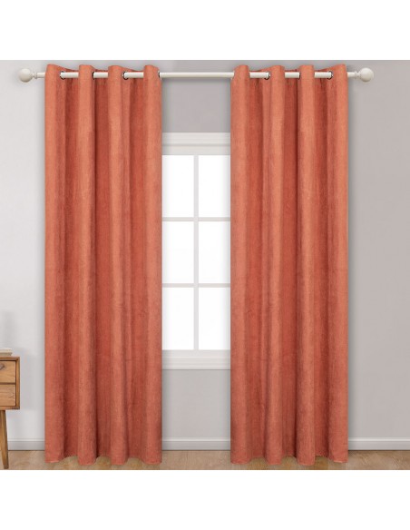 Tenda in pelle scamosciata tinta unita Tenda in pelle scamosciata tinta unita