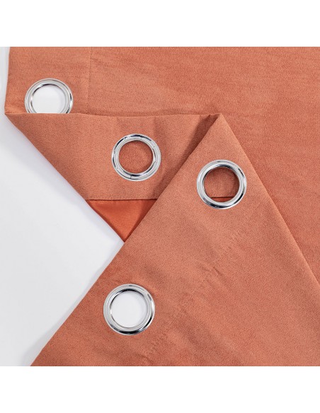 Tenda in pelle scamosciata tinta unita Tenda in pelle scamosciata tinta unita