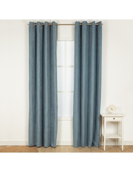 Tenda in pelle scamosciata tinta unita Tenda in pelle scamosciata tinta unita