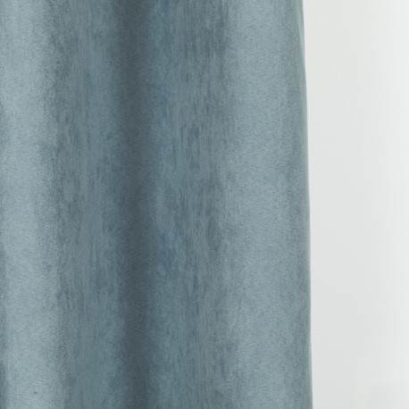 Tenda in pelle scamosciata tinta unita