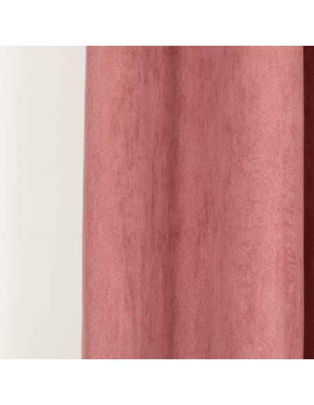 Tenda in pelle scamosciata tinta unita