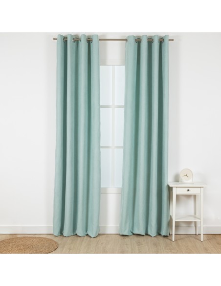 Tenda in pelle scamosciata tinta unita Tenda in pelle scamosciata tinta unita