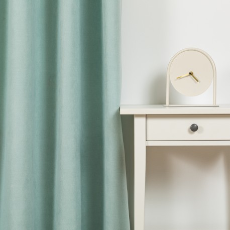 Tenda in pelle scamosciata tinta unita