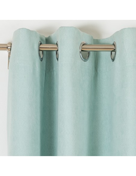 Tenda in pelle scamosciata tinta unita Tenda in pelle scamosciata tinta unita