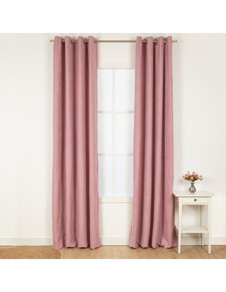 Tenda in pelle scamosciata tinta unita Tenda in pelle scamosciata tinta unita