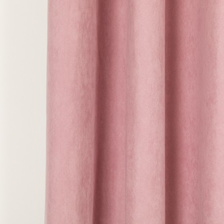 Tenda in pelle scamosciata tinta unita