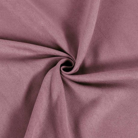 Tenda in pelle scamosciata tinta unita