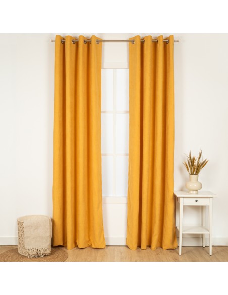 Tenda in pelle scamosciata tinta unita Tenda in pelle scamosciata tinta unita