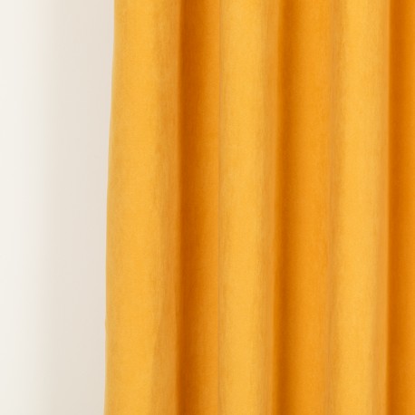 Tenda in pelle scamosciata tinta unita