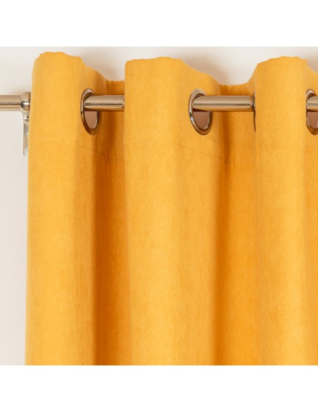 Tenda in pelle scamosciata tinta unita Tenda in pelle scamosciata tinta unita